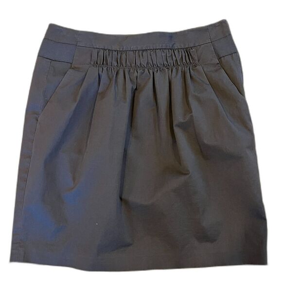 Banana Republic Brown Tulip Skirt Size 2 Stretch Pockets Work Office - Picture 2 of 9